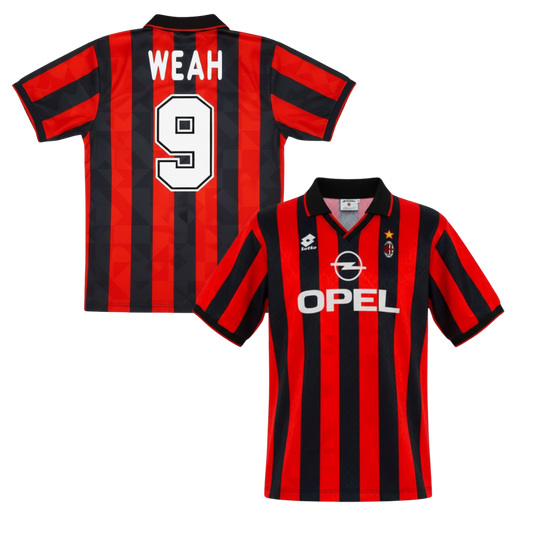 MAGLIA AC MILAN CASA 1995 -1996 + WEAH 9