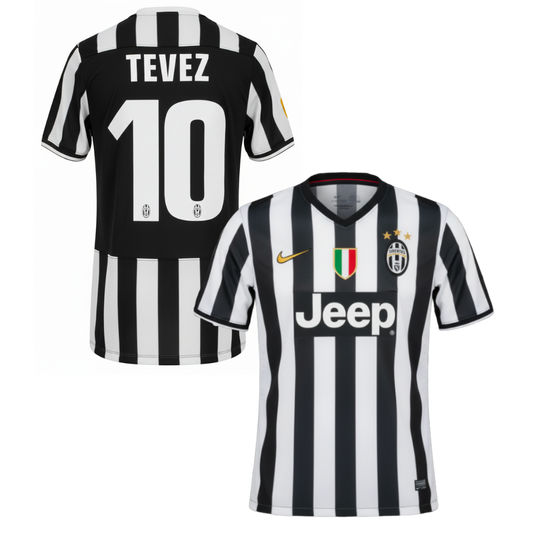 MAGLIA JUVENTUS  STORICA HOME 2014/15+TEVEZ 10
