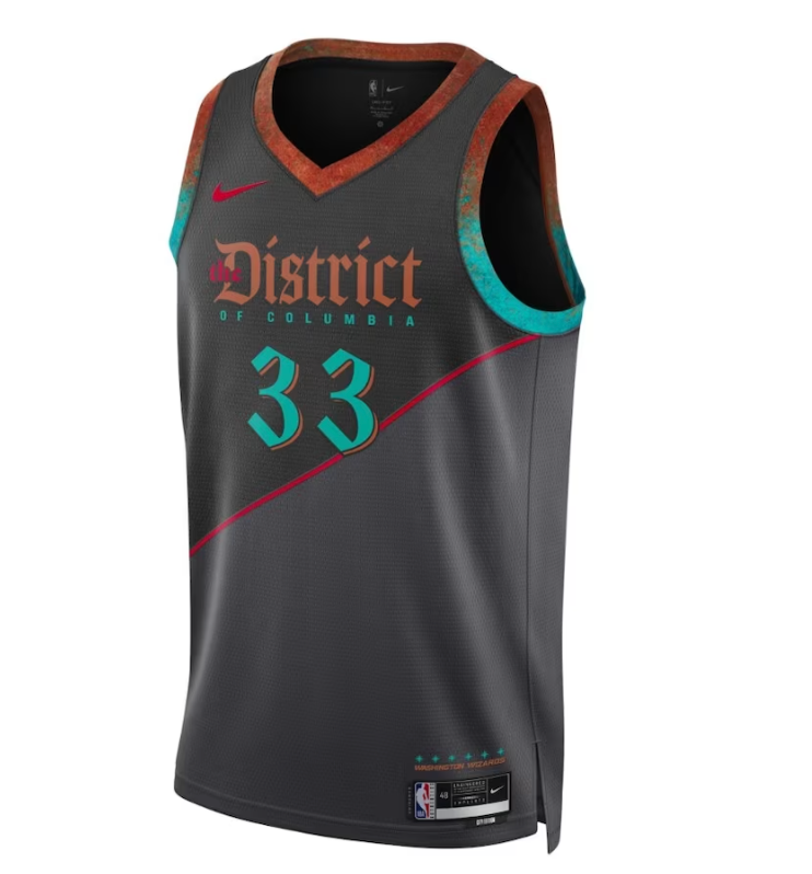 MAGLIA NBA WIZARDS CITY EDITION 2024/25