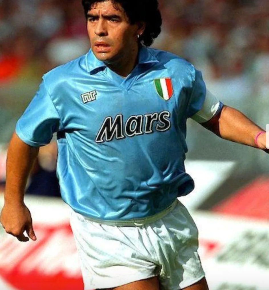 MAGLIA NAPOLI CASA 1990-1991 + MARADONA 10