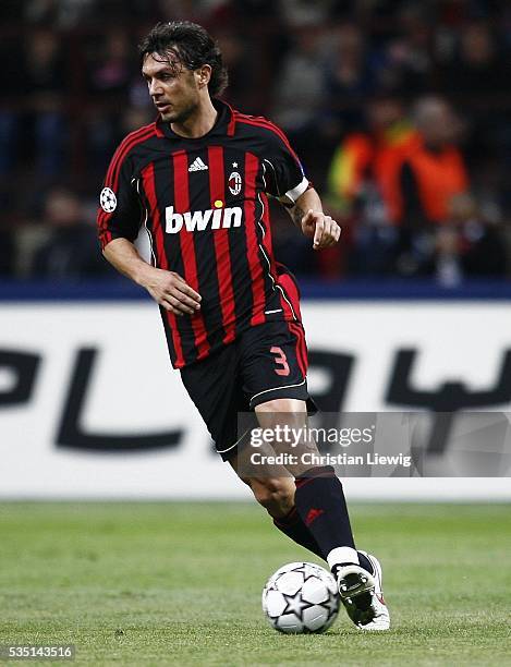 MAGLIA AC MILAN HOME 2006-2007 + MALDINI 3
