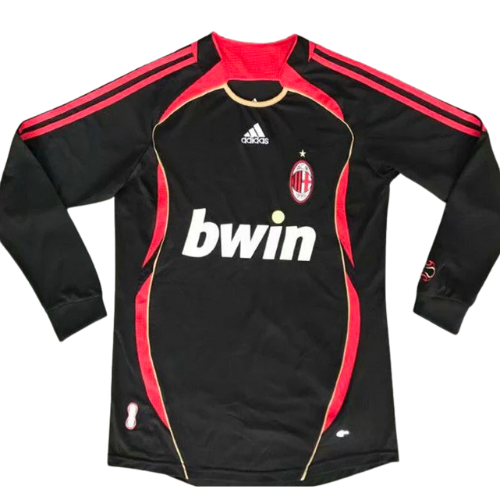 MAGLIA MANICHE LUNGHE RETRO MILAN TRASFERTA 2006/07