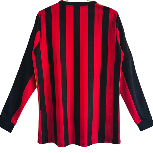 MAGLIA A MANICHE LUNGHE RETRO MILAN HOME 2013/14