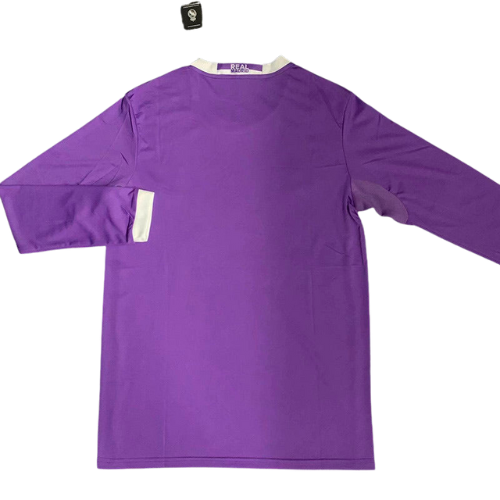 MAGLIA RETRO A MANICHE LUNGHE REAL MADRID TRASFERTA 2016/17