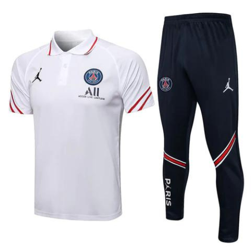 KIT POLO BIANCA + TUTA PSG X JORDAN 2021/22