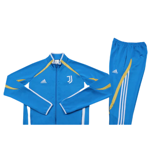 KIT GIACCA A ZIP AZZURRO + TUTA JUVENTUS 2021/22