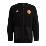 GIACCA A ZIP TOTAL BLACK MANCHESTER UNITED 2021/22