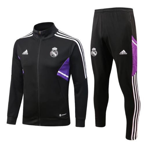 KIT GIACCA A ZIP + TUTA REAL MADRID 2022