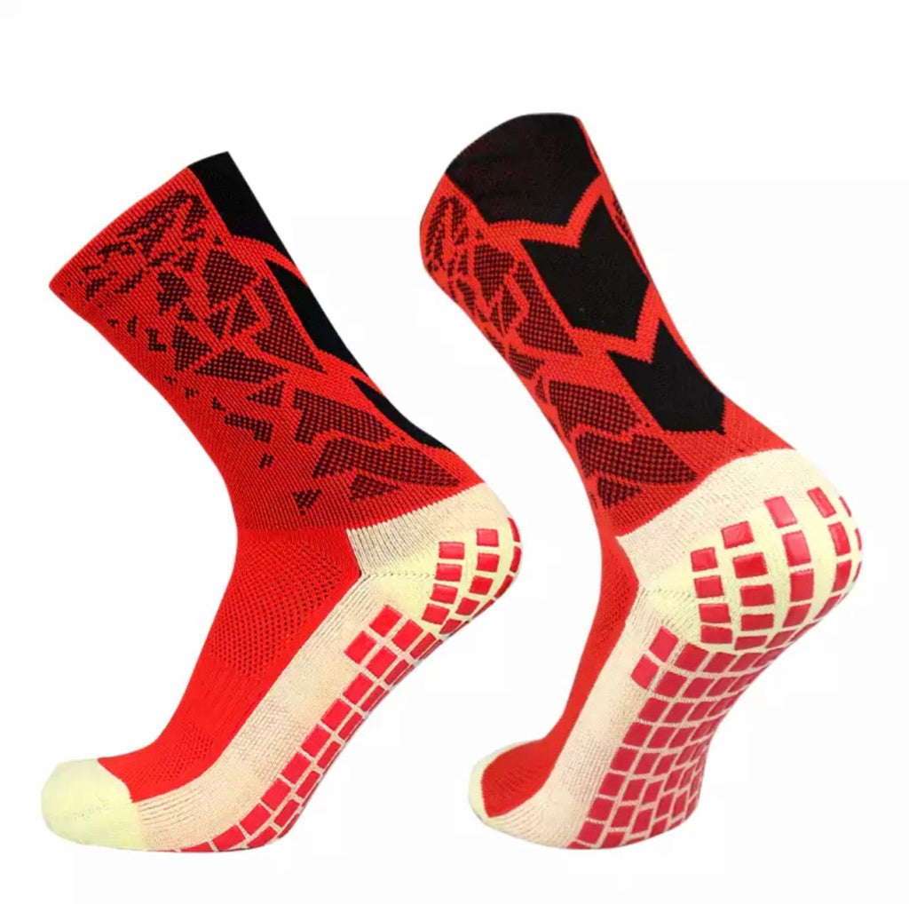 SOCKS GRIP® PROFESSIONALI RED/ BLACK