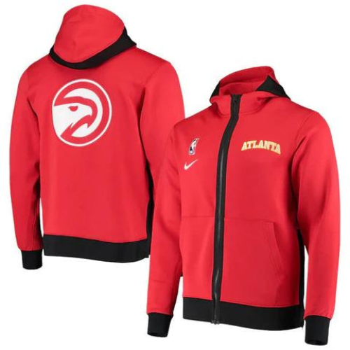 GIACCA A ZIP CON CAPPUCCIO NBA ATLANTA HAWKS