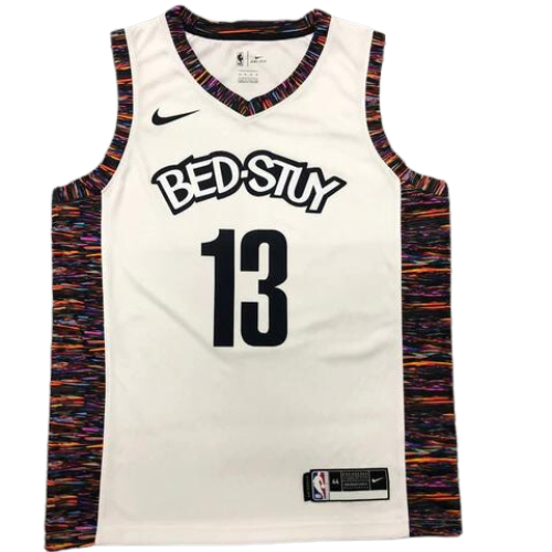 MAGLIA NBA BIANCA “BED-STUY” BROOKLYN NETS 2021/22