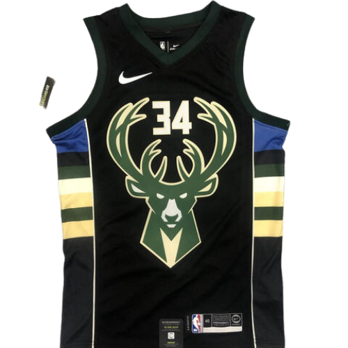 Maglia hot sale antetokounmpo nera