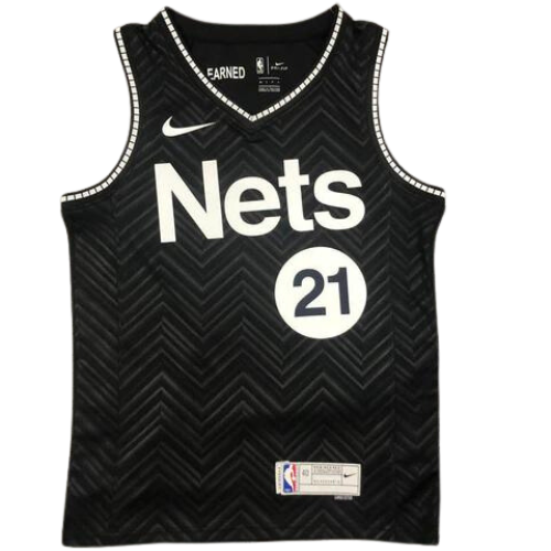 MAGLIA NBA NERA BROOKLYN NETS 2021/22