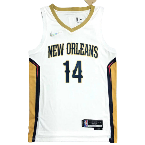 MAGLIA NBA NEW ORLEANS PELICANS BIANCA 2021/22