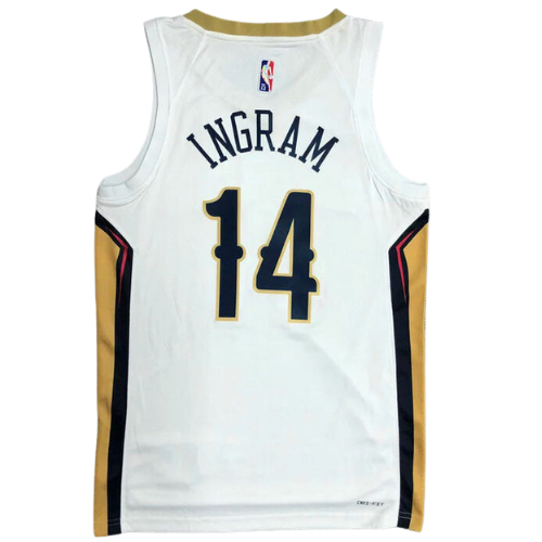 MAGLIA NBA NEW ORLEANS PELICANS BIANCA 2021/22