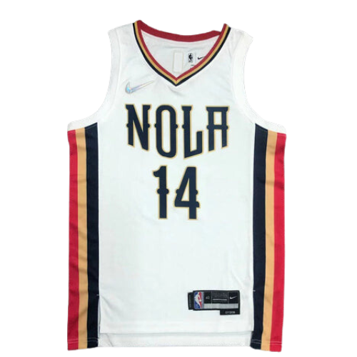 MAGLIA NBA NEW ORLEANS PELICANS CITY EDITION BIANCA 2021/22