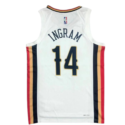 MAGLIA NBA NEW ORLEANS PELICANS CITY EDITION BIANCA 2021/22